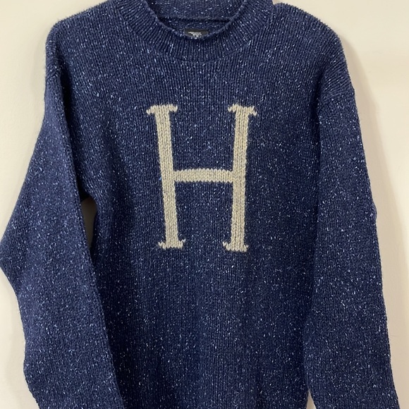 NEW The Wizarding World of Harry Potter Replica H For Harry Sweater Blue XS - Picture 2 of 6